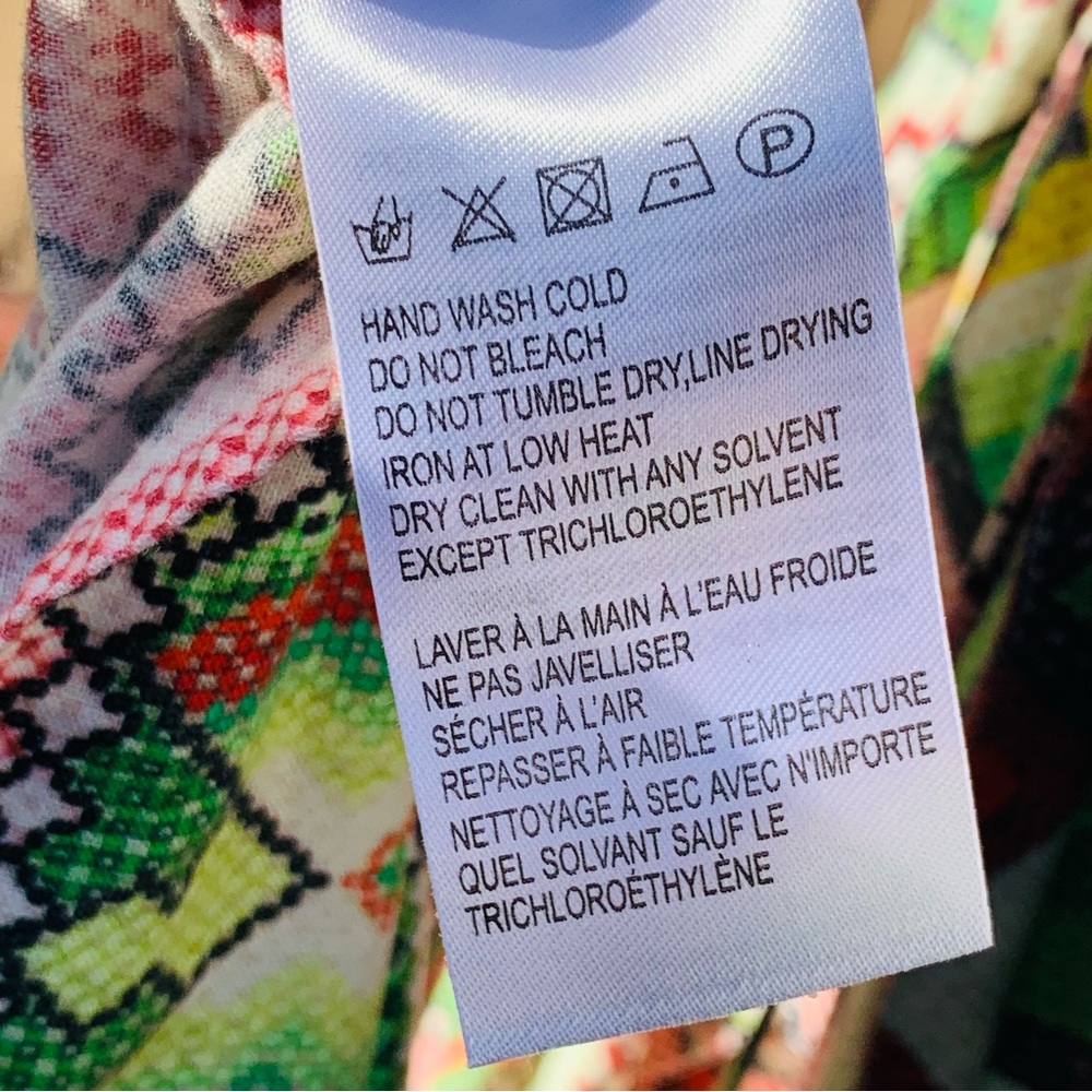 Farm Rio Colorful Geometric Patterned Dress - Picture 12 of 15